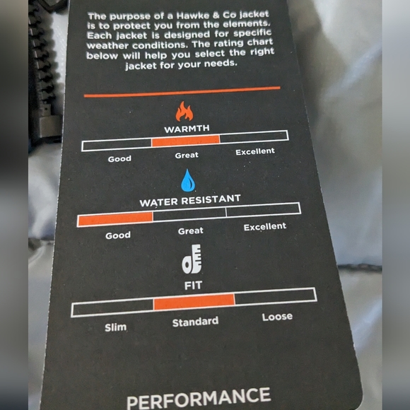 Hawke & Co Chevron Heat Insulated, Wind Water Resistant Hooded Jacket Large Nwt❤ - Picture 11 of 17